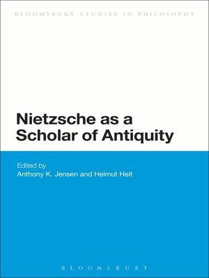 cover image of Nietzsche as a Scholar of Antiquity